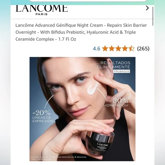 Lancome Repair night cream